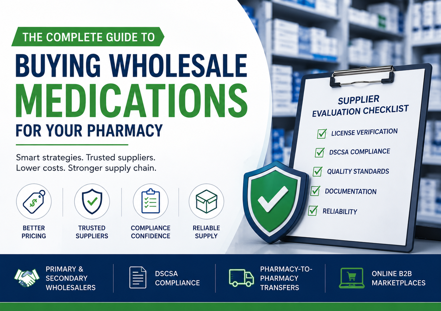 The Complete Guide to Buying Wholesale Medications for Your Pharmacy (2026)
